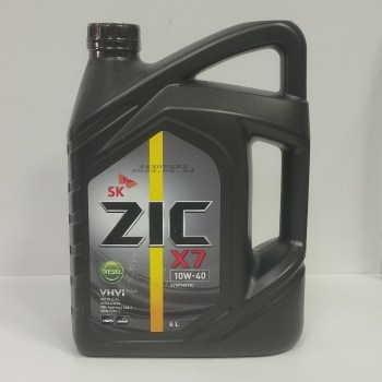 Масло моторное ZIC X7 Diesel 10W40 6л. №172607